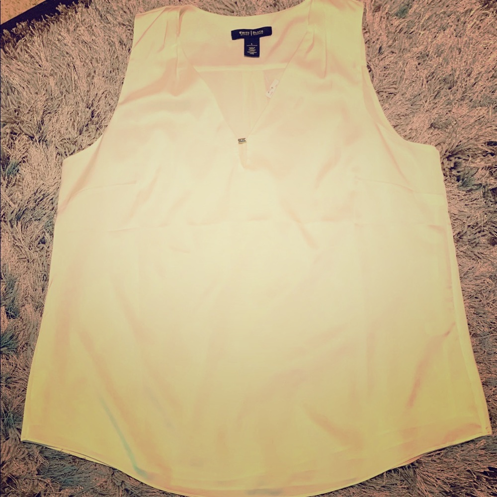 Cream White House Black Market Camisole